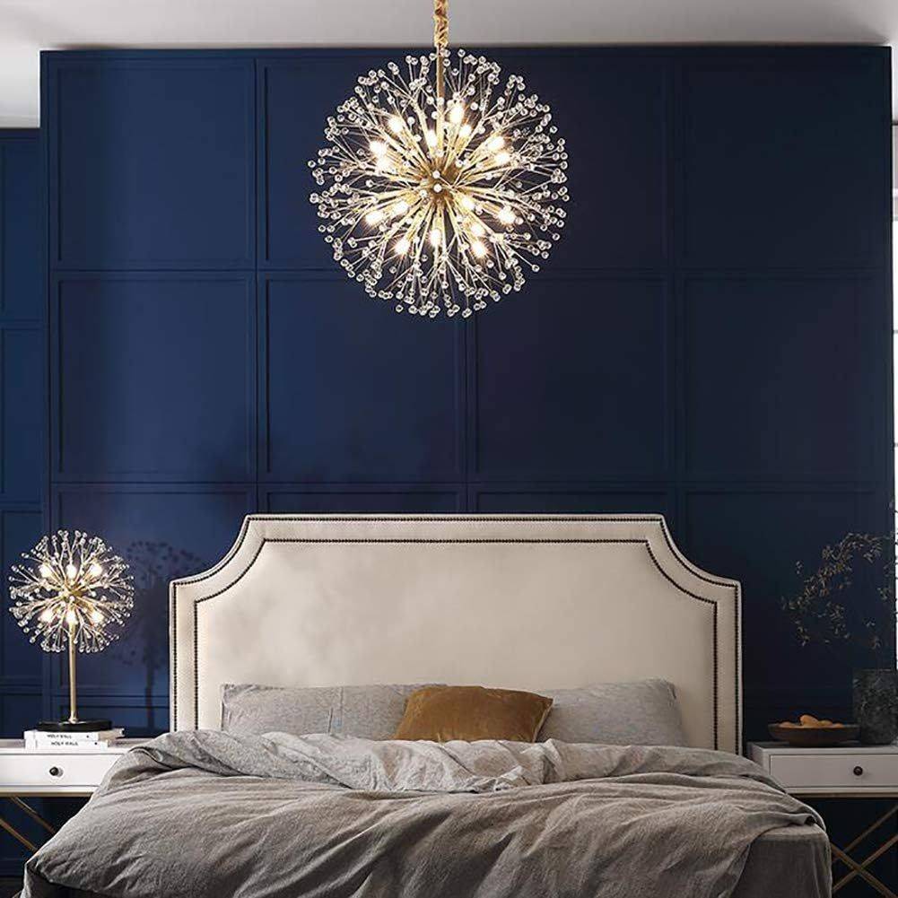 Elegant Art Deco-Inspired Crystal Branch Chandelier for Dining Room Ceiling Lights Lighting Size : 50 cm|60 cm Elegant Art Deco-Inspired Crystal Branch Chandelier for Dining Room Ceiling Lights Lighting Size : 50 cm|60 cm