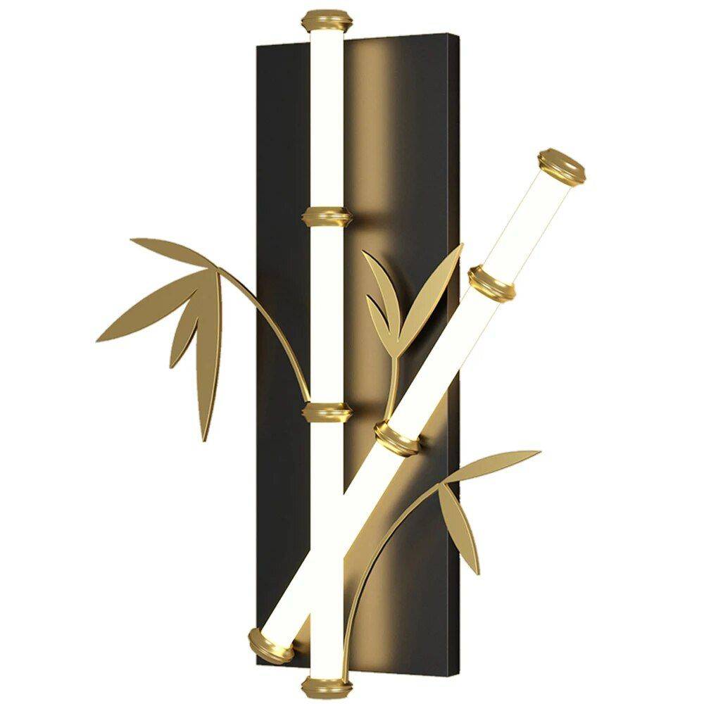 Elegant Bamboo-Inspired LED Wall Sconce for Modern Home Lighting Lighting Wall Lamps Color : Black Elegant Bamboo-Inspired LED Wall Sconce for Modern Home Lighting Lighting Wall Lamps Color : Black