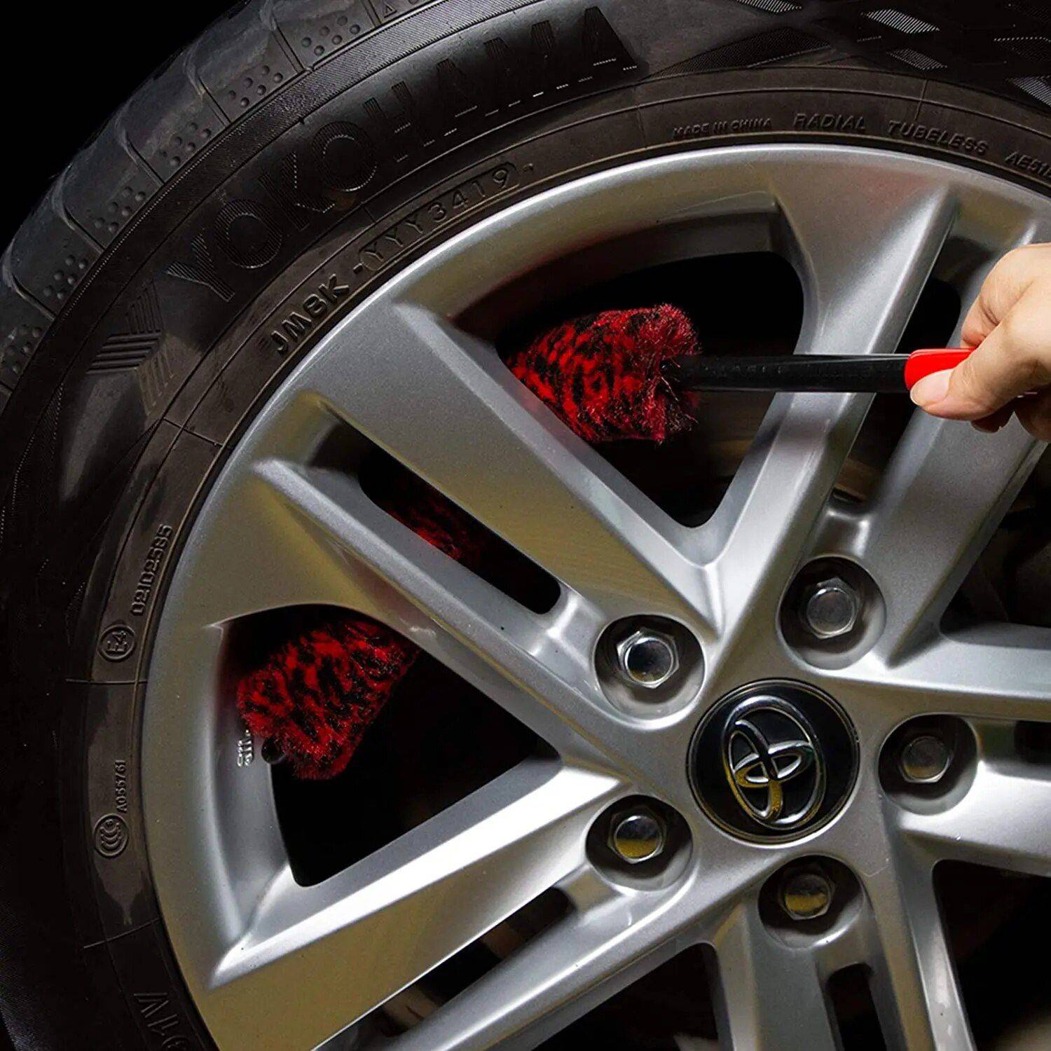 Flexible Wheel Woolies Detailing Brush for Precise Car Rim Cleaning Car Wash & Maintenance Size : Small|Large|Medium Flexible Wheel Woolies Detailing Brush for Precise Car Rim Cleaning Car Wash & Maintenance Size : Small|Large|Medium