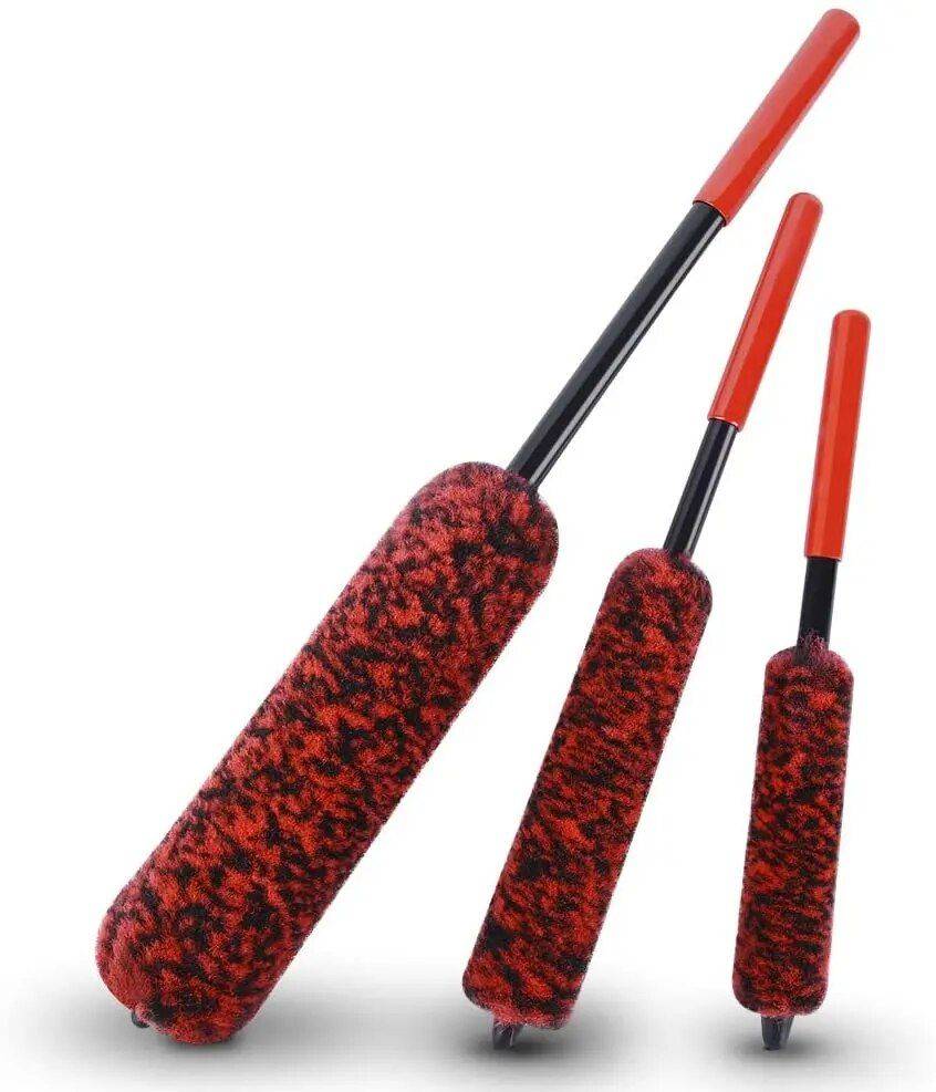 Flexible Wheel Woolies Detailing Brush for Precise Car Rim Cleaning Car Wash & Maintenance Size : Small|Large|Medium Flexible Wheel Woolies Detailing Brush for Precise Car Rim Cleaning Car Wash & Maintenance Size : Small|Large|Medium