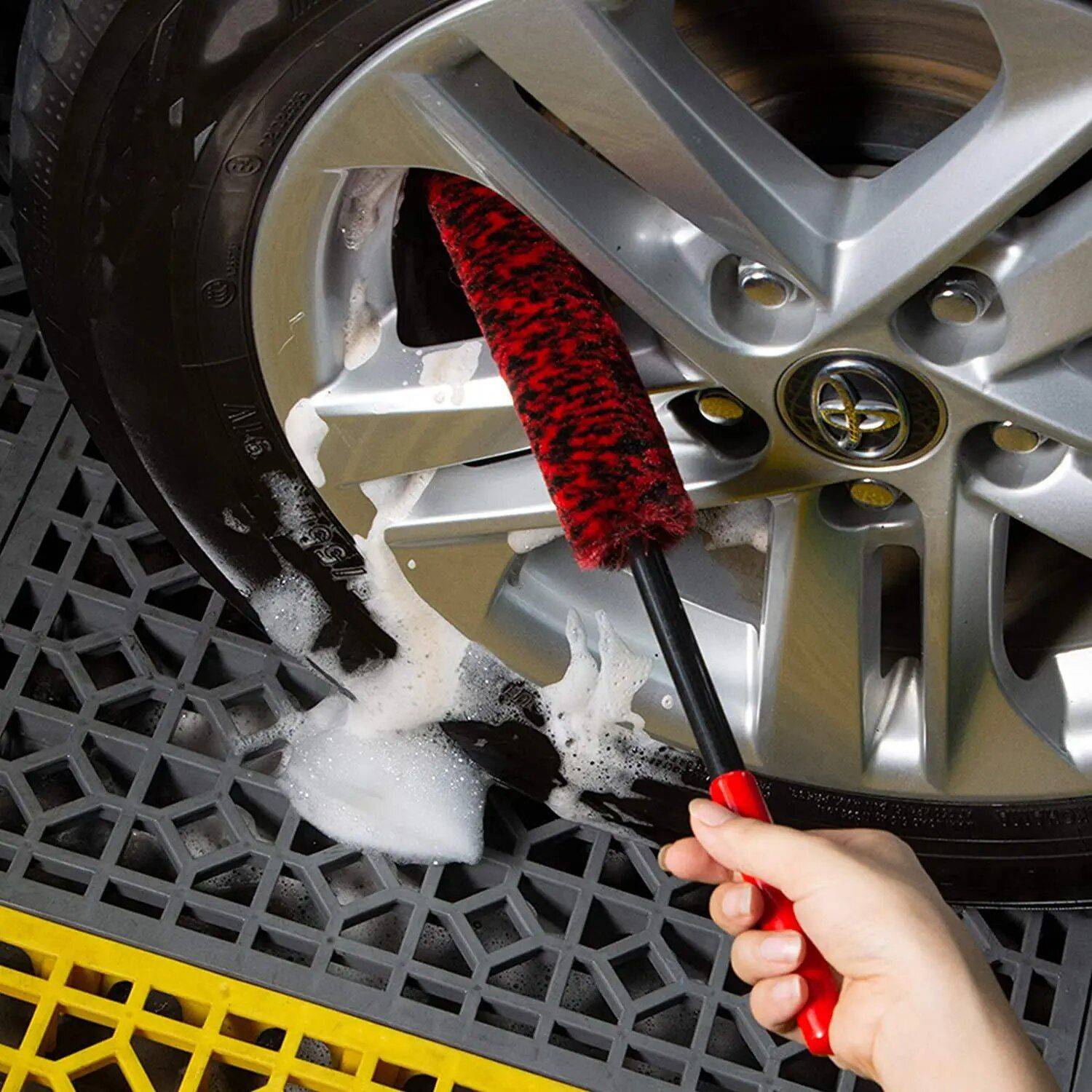 Flexible Wheel Woolies Detailing Brush for Precise Car Rim Cleaning Car Wash & Maintenance Size : Small|Large|Medium Flexible Wheel Woolies Detailing Brush for Precise Car Rim Cleaning Car Wash & Maintenance Size : Small|Large|Medium