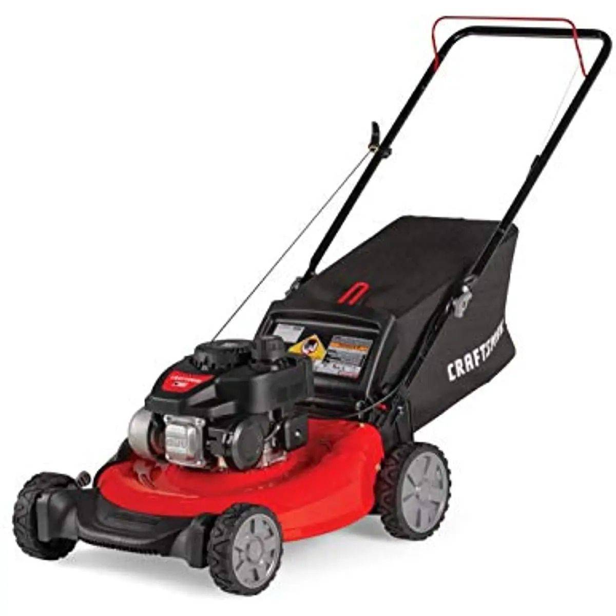 Gas Powered Lawn Mower, 21-Inch 3-in-1 Mulching Push Mower with Bag, 140cc Lawn Mowers Patio, Lawn & Garden Gas Powered Lawn Mower, 21-Inch 3-in-1 Mulching Push Mower with Bag, 140cc Lawn Mowers Patio, Lawn & Garden