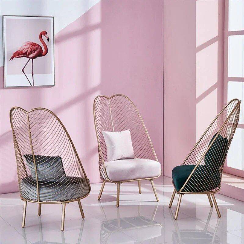 Gold Metal Wire Leisure Chair – Modern Nordic Style Seating for Living Room Furniture Sofas & Chairs Color : Pink Square|Gray Square|Dark Blue Square|Green Round|Dark Pink Round|Blue Round|Pink Round|Dark Blue Round|Blue Square|Green Square|Gray Round|Pink Square Gold Metal Wire Leisure Chair - Modern Nordic Style Seating for Living Room Furniture Sofas & Chairs Color : Pink Square|Gray Square|Dark Blue Square|Green Round|Dark Pink Round|Blue Round|Pink Round|Dark Blue Round|Blue Square|Green Square|Gray Round|Pink Square