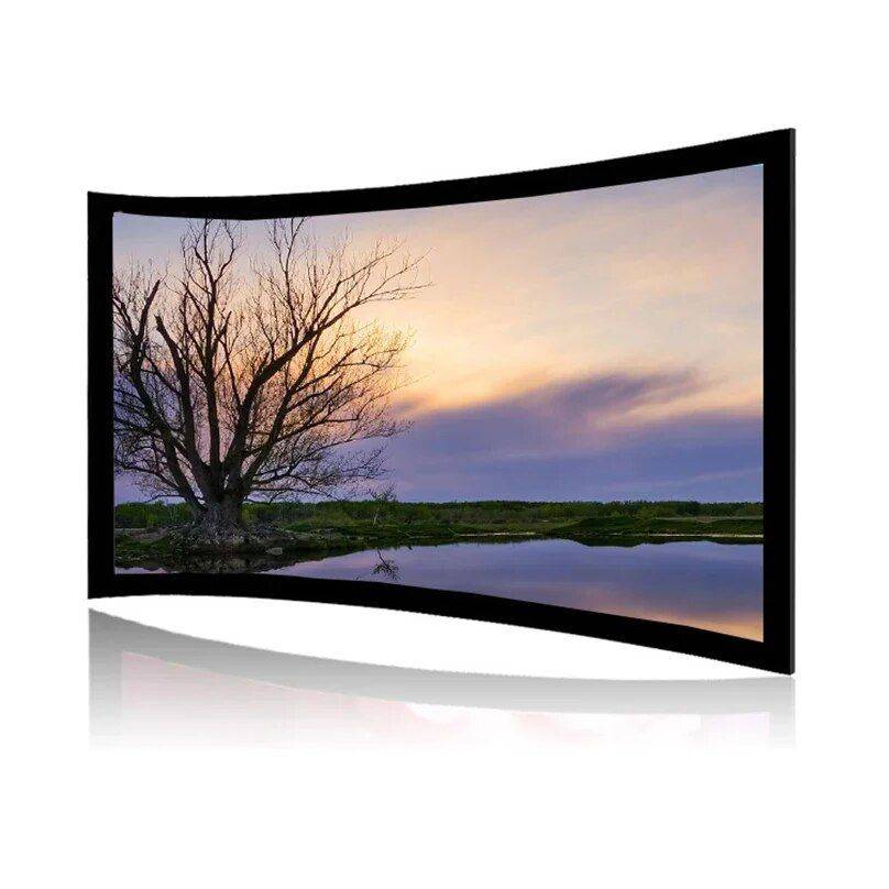 HD 3D Curved Frame Projector Screen – Ideal for Home Cinema and Auditoriums Home Electronics Projectors Size : 240 inch|220 inch|250 inch|300 inch HD 3D Curved Frame Projector Screen - Ideal for Home Cinema and Auditoriums Home Electronics Projectors Size : 240 inch|220 inch|250 inch|300 inch