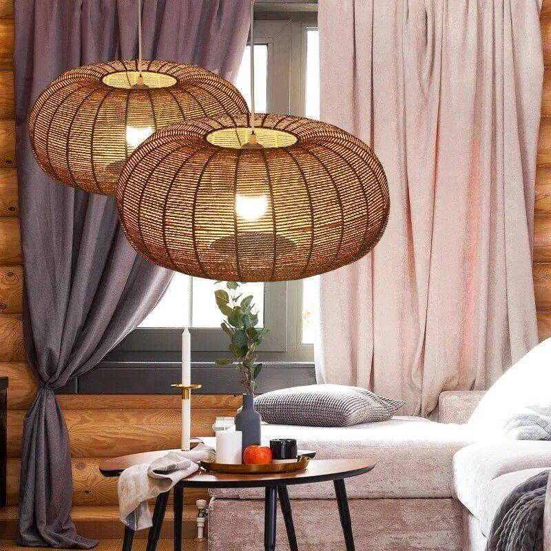 Handmade Rattan LED Pendant Lamp – Elegant, Modern Lighting for Home and Hospitality Ceiling Lights Lighting Color : Brown Handmade Rattan LED Pendant Lamp – Elegant, Modern Lighting for Home and Hospitality Ceiling Lights Lighting Color : Brown