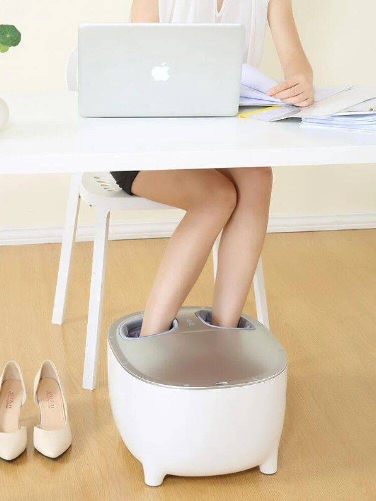 Heated Foot Massager & Warmer Stool – 2-in-1 Comfort Design Advanced Technologies Massage & Spa Gadgets Color : Gray/White Heated Foot Massager & Warmer Stool - 2-in-1 Comfort Design Advanced Technologies Massage & Spa Gadgets Color : Gray/White