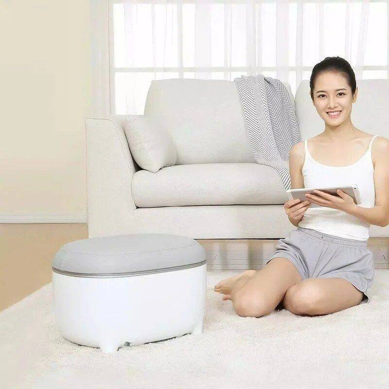 Heated Foot Massager & Warmer Stool – 2-in-1 Comfort Design Advanced Technologies Massage & Spa Gadgets Color : Gray/White Heated Foot Massager & Warmer Stool - 2-in-1 Comfort Design Advanced Technologies Massage & Spa Gadgets Color : Gray/White