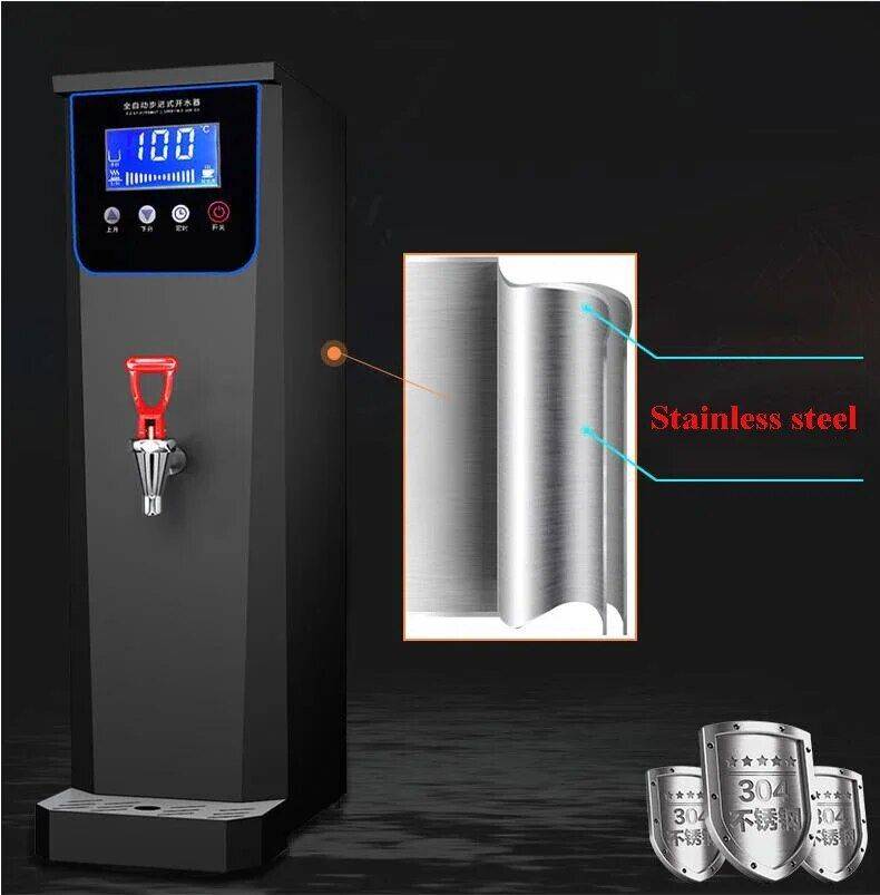 High-Efficiency Electric Water Boiler Coffee Brewing Kitchen Color : Silver|Black High-Efficiency Electric Water Boiler Coffee Brewing Kitchen Color : Silver|Black