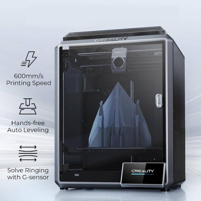 High-Speed 3D Printer with Dual-Gear Extruder and Touchscreen Advanced Technologies Commercial Electronics Color : Black High-Speed 3D Printer with Dual-Gear Extruder and Touchscreen Advanced Technologies Commercial Electronics Color : Black