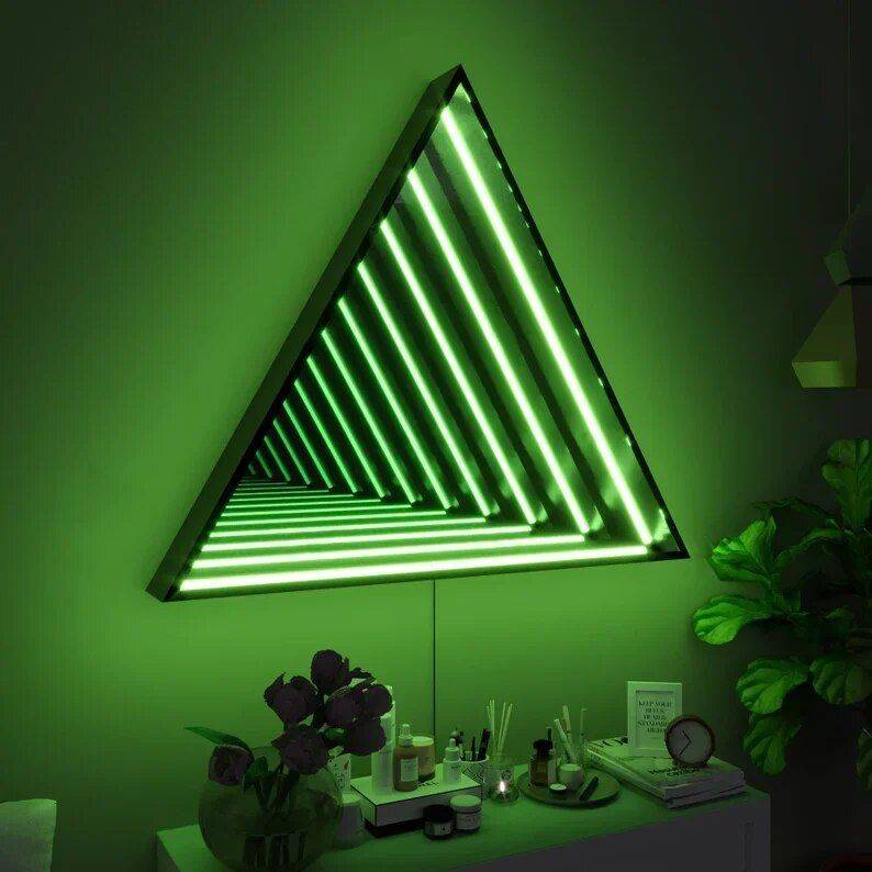 Infinite LED Mirror Wall Lamp – RGB Color 3D Magic Light for Home & Party Decor Bathroom Mirrors Infinite LED Mirror Wall Lamp - RGB Color 3D Magic Light for Home & Party Decor Bathroom Mirrors