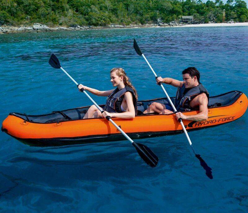 Inflatable 2-Person Luxury Venture Kayak Inflatable Boats Patio, Lawn & Garden Inflatable 2-Person Luxury Venture Kayak Inflatable Boats Patio, Lawn & Garden