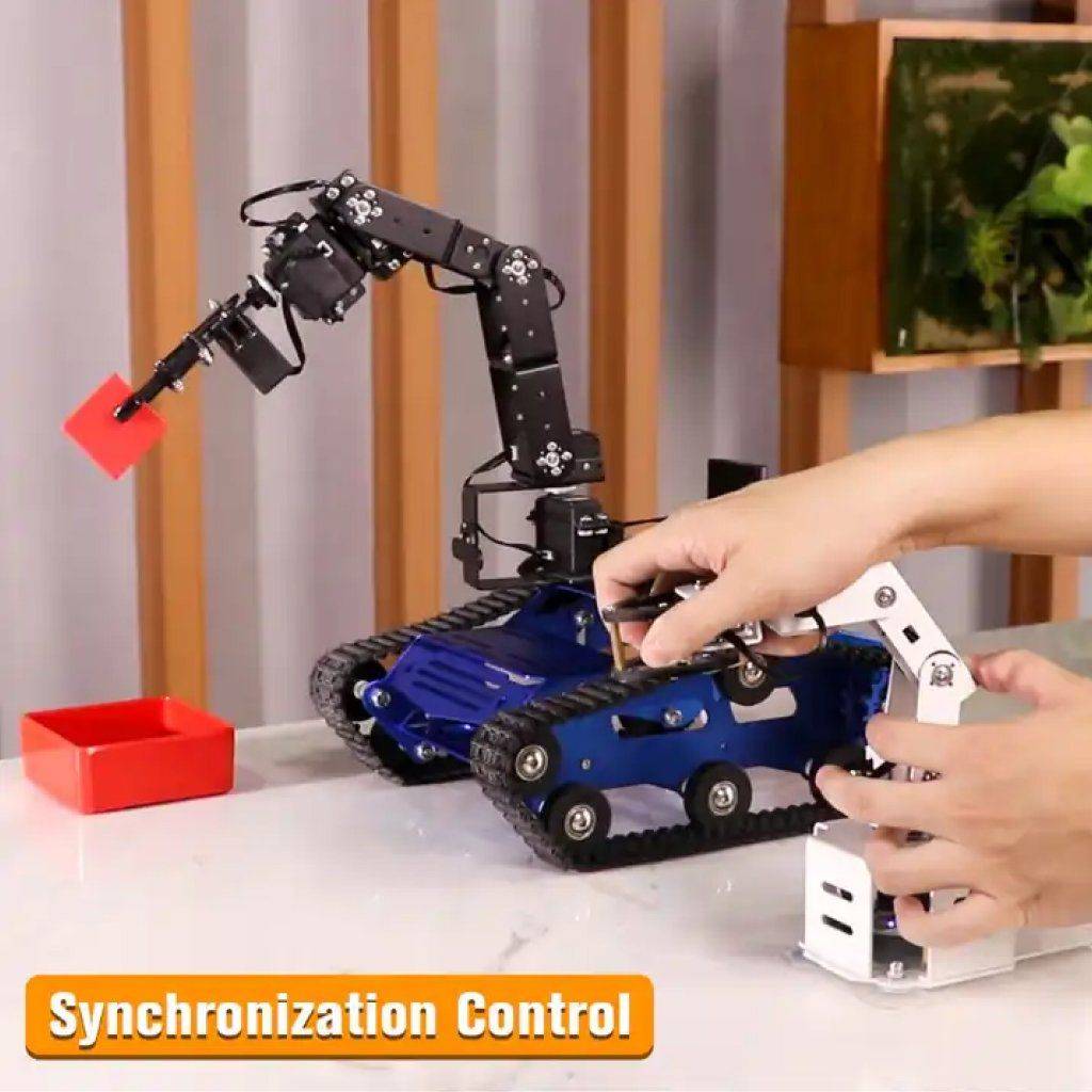 Intelligent Tankbot Track Robot Car with Robotic Arm for Advanced Programming Advanced Technologies Robots Intelligent Tankbot Track Robot Car with Robotic Arm for Advanced Programming Advanced Technologies Robots