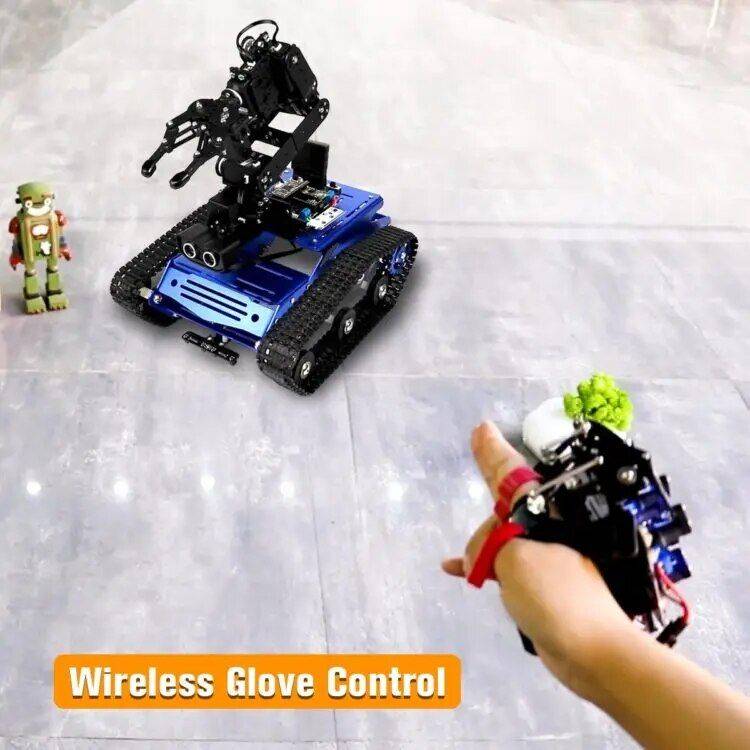 Intelligent Tankbot Track Robot Car with Robotic Arm for Advanced Programming Advanced Technologies Robots Intelligent Tankbot Track Robot Car with Robotic Arm for Advanced Programming Advanced Technologies Robots