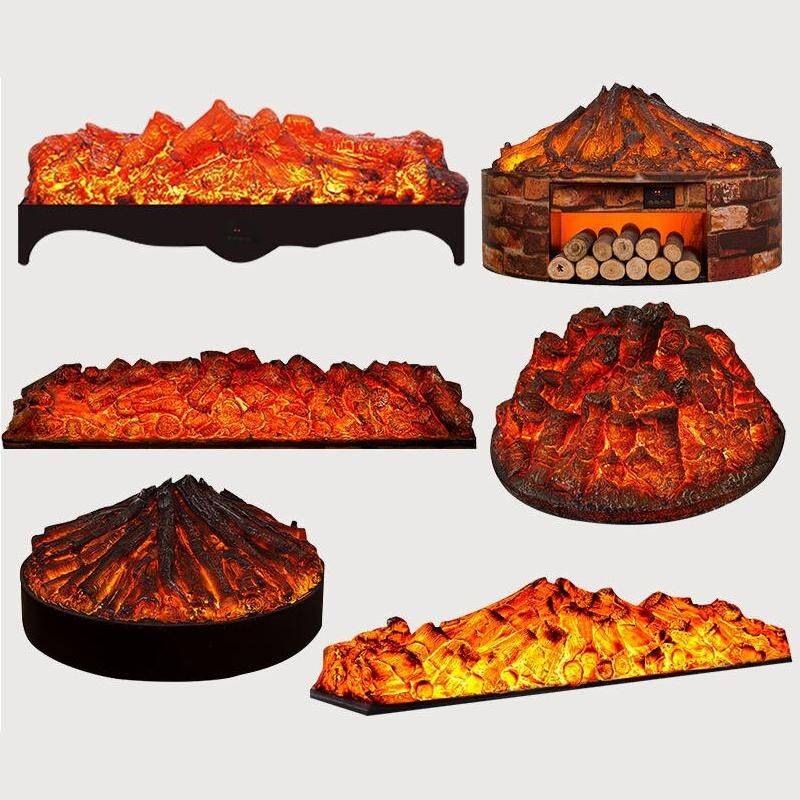 LED Charcoal Flame Simulation Fireplace Fireplaces Home Electronics Color : a|b|c|d|e|f 