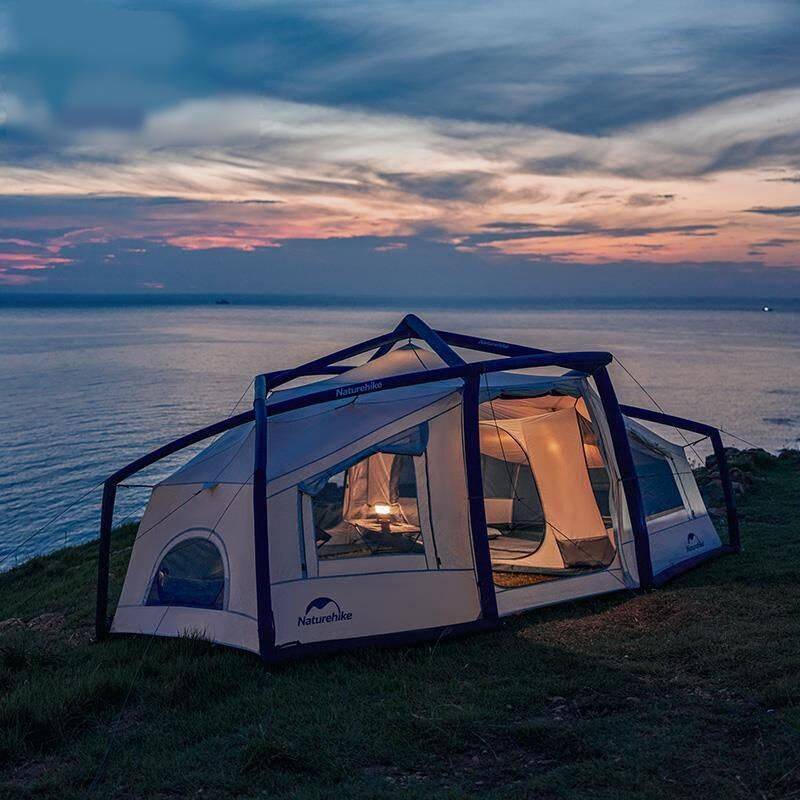 Lightweight Inflatable Family Tent Patio, Lawn & Garden Tents & Hardtops Color : Blue 