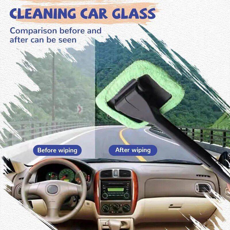 Long-Handle Car Window Cleaning Brush Kit Car Wash & Maintenance Color : Blue|Green|A|B Long-Handle Car Window Cleaning Brush Kit Car Wash & Maintenance Color : Blue|Green|A|B