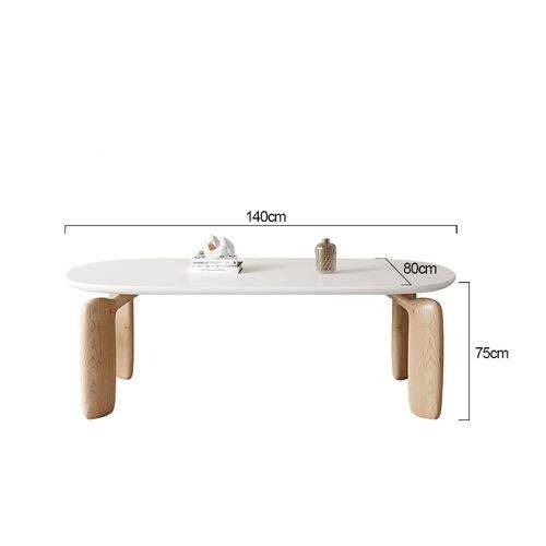 Luxurious Modern Oval Wood Dining Table for Elegant Spaces Dining Tables Furniture Size: 140x80x75CM Luxurious Modern Oval Wood Dining Table for Elegant Spaces Dining Tables Furniture Size: 140x80x75CM