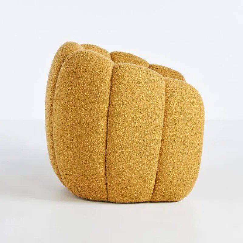 Luxurious Velvet Recliner – Modern Single Seating Sofa Chair Furniture Sofas & Chairs Color : White|Yellow Luxurious Velvet Recliner - Modern Single Seating Sofa Chair Furniture Sofas & Chairs Color : White|Yellow