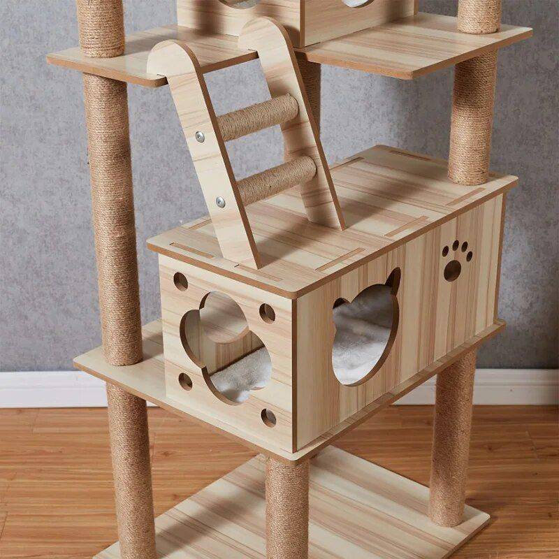 Luxury Cat Tree Tower Cat Towers Pet Supplies Type : 1 185CM|2A 165CM|2B 165CM|3A 175CM|3B 175CM|3C 65CM Luxury Cat Tree Tower Cat Towers Pet Supplies Type : 1 185CM|2A 165CM|2B 165CM|3A 175CM|3B 175CM|3C 65CM