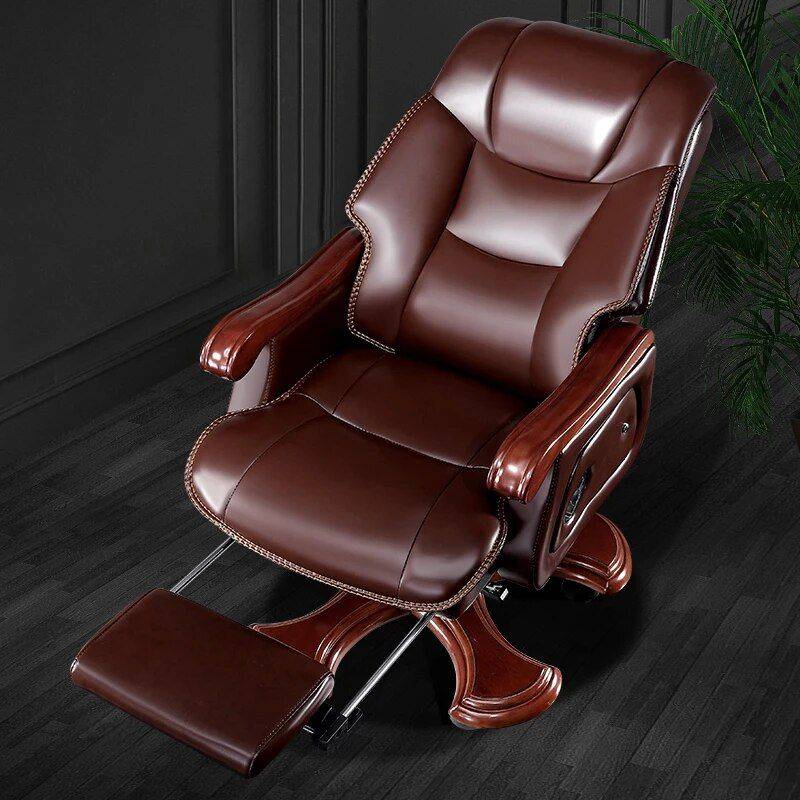 Luxury Ergonomic Swivel Office Chair with Armrests and Rollers Furniture Office Furniture Color : Black|Brown|Black (with massage)|Brown (with massage) Luxury Ergonomic Swivel Office Chair with Armrests and Rollers Furniture Office Furniture Color : Black|Brown|Black (with massage)|Brown (with massage)