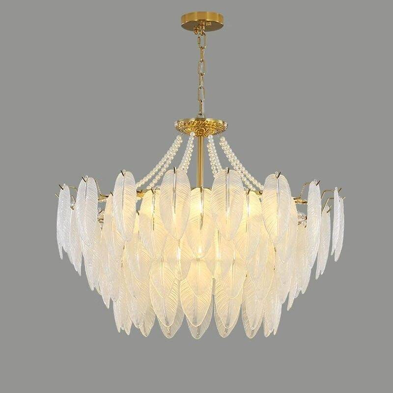 Luxury Feather Crystal Chandelier – Elegant LED Lighting for Modern Interiors Ceiling Lights Lighting Size : 80*42 CM|80*45 CM Luxury Feather Crystal Chandelier – Elegant LED Lighting for Modern Interiors Ceiling Lights Lighting Size : 80*42 CM|80*45 CM