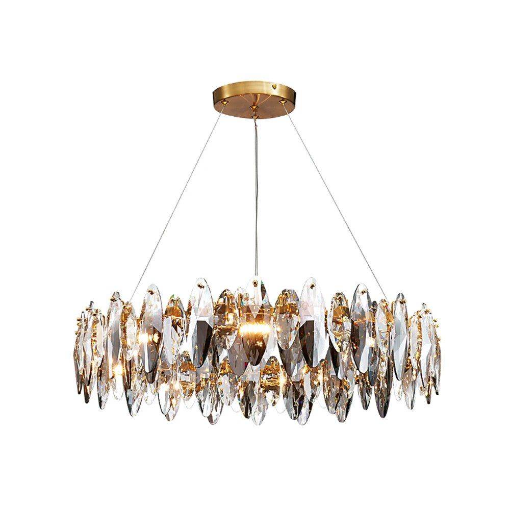 Luxury LED Crystal Chandelier – Modern Elegance for Living Spaces Ceiling Lights Lighting Size : 60cm|80cm|100cm Luxury LED Crystal Chandelier - Modern Elegance for Living Spaces Ceiling Lights Lighting Size : 60cm|80cm|100cm