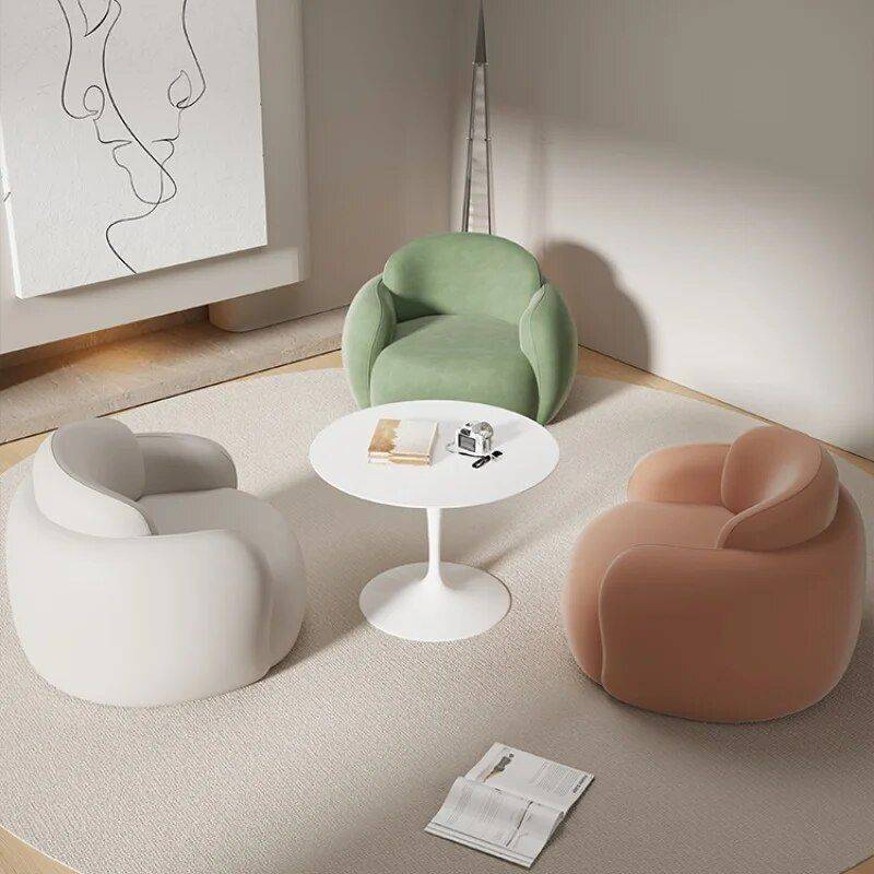 Luxury Minimalist Lounge Sofa – Modern Comfort Single Seater Furniture Sofas & Chairs Color : White|Orange|Green Luxury Minimalist Lounge Sofa - Modern Comfort Single Seater Furniture Sofas & Chairs Color : White|Orange|Green