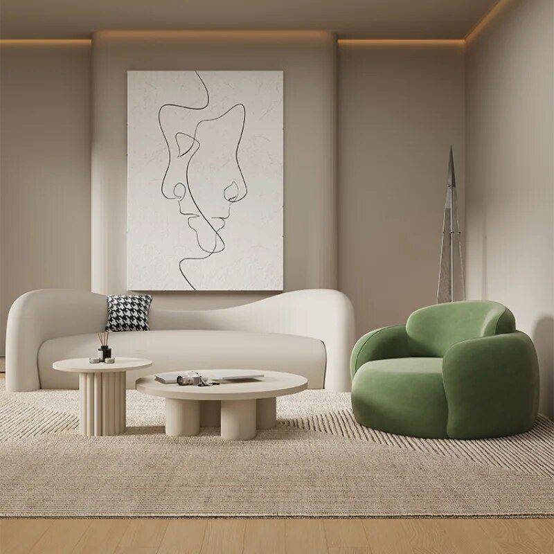 Luxury Minimalist Lounge Sofa – Modern Comfort Single Seater Furniture Sofas & Chairs Color : White|Orange|Green Luxury Minimalist Lounge Sofa - Modern Comfort Single Seater Furniture Sofas & Chairs Color : White|Orange|Green