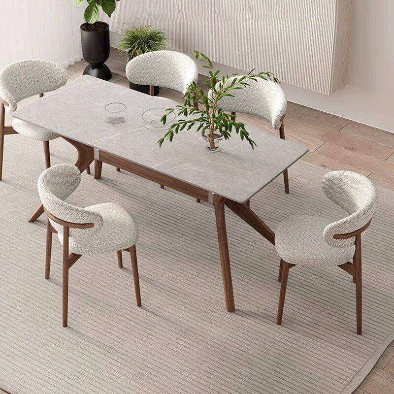 Luxury Minimalist Modern Dining Table – Elegant Marble Finish Dining Tables Furniture Size : 120x70cm Luxury Minimalist Modern Dining Table - Elegant Marble Finish Dining Tables Furniture Size : 120x70cm