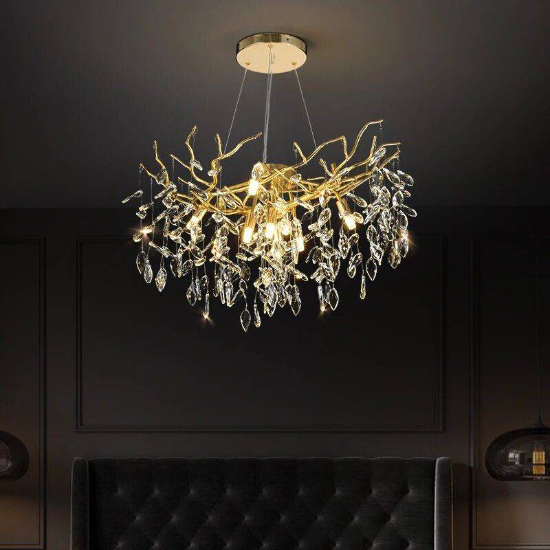 Luxury Modern Crystal Chandelier – Elegant Pendant Lighting for Contemporary Spaces Ceiling Lights Lighting Size : D60|D80|D120 Luxury Modern Crystal Chandelier – Elegant Pendant Lighting for Contemporary Spaces Ceiling Lights Lighting Size : D60|D80|D120