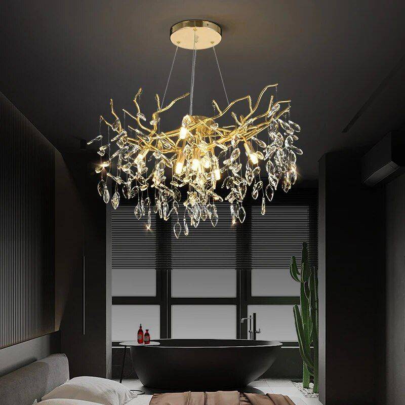 Luxury Modern Crystal Chandelier – Elegant Pendant Lighting for Contemporary Spaces Ceiling Lights Lighting Size : D60|D80|D120 Luxury Modern Crystal Chandelier – Elegant Pendant Lighting for Contemporary Spaces Ceiling Lights Lighting Size : D60|D80|D120