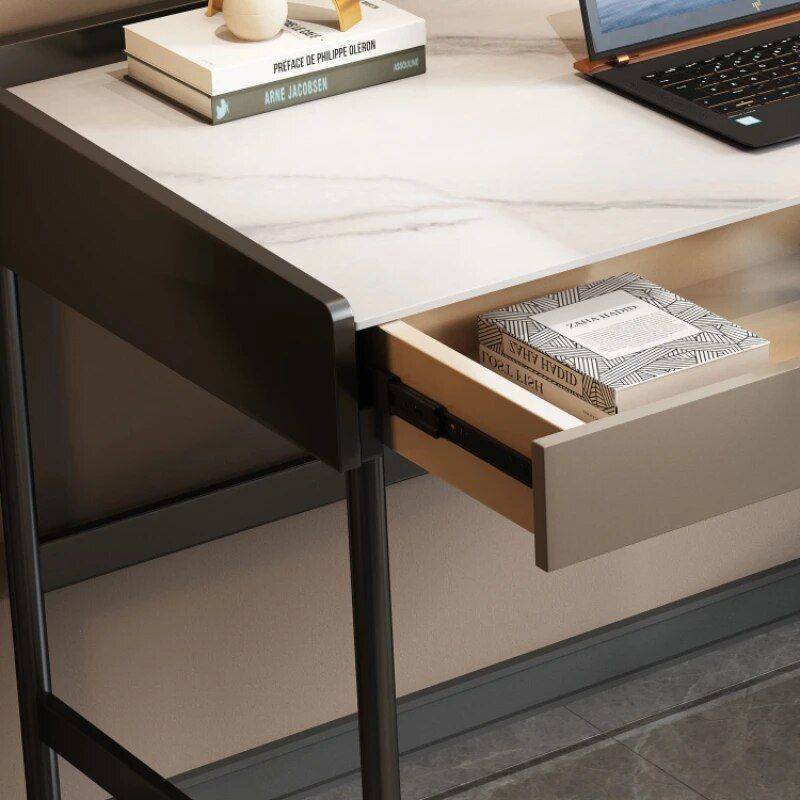 Luxury Slate Italian Design Computer Desk with Storage Furniture Office Furniture Size : 0.8M|1M|1.2M|1.4M Luxury Slate Italian Design Computer Desk with Storage Furniture Office Furniture Size : 0.8M|1M|1.2M|1.4M