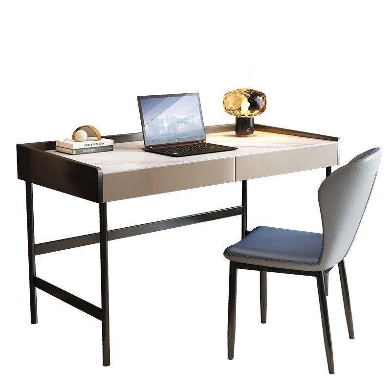 Luxury Slate Italian Design Computer Desk with Storage Furniture Office Furniture Size : 0.8M|1M|1.2M|1.4M Luxury Slate Italian Design Computer Desk with Storage Furniture Office Furniture Size : 0.8M|1M|1.2M|1.4M