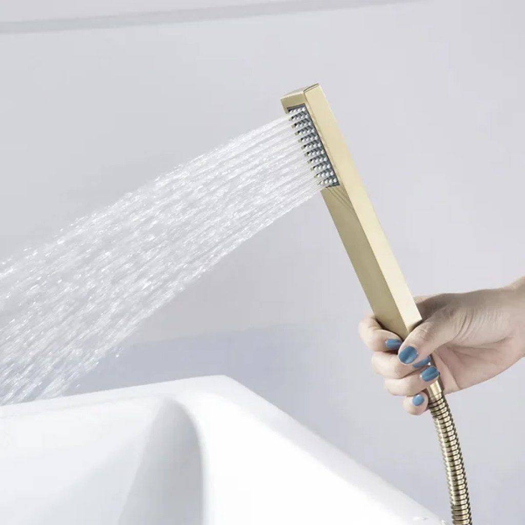 Luxury Square Floor Standing Bathtub Faucet with Waterfall Mixer Bathroom Shower Systems & Faucets Color : Brushed Gold A|Nickel A|Chrome С|Matte Black C|Nickel B|Brushed Gold B|Chrome A|Nickel C|Chrome B|Matte Black B|Matte Black A Luxury Square Floor Standing Bathtub Faucet with Waterfall Mixer Bathroom Shower Systems & Faucets Color : Brushed Gold A|Nickel A|Chrome С|Matte Black C|Nickel B|Brushed Gold B|Chrome A|Nickel C|Chrome B|Matte Black B|Matte Black A