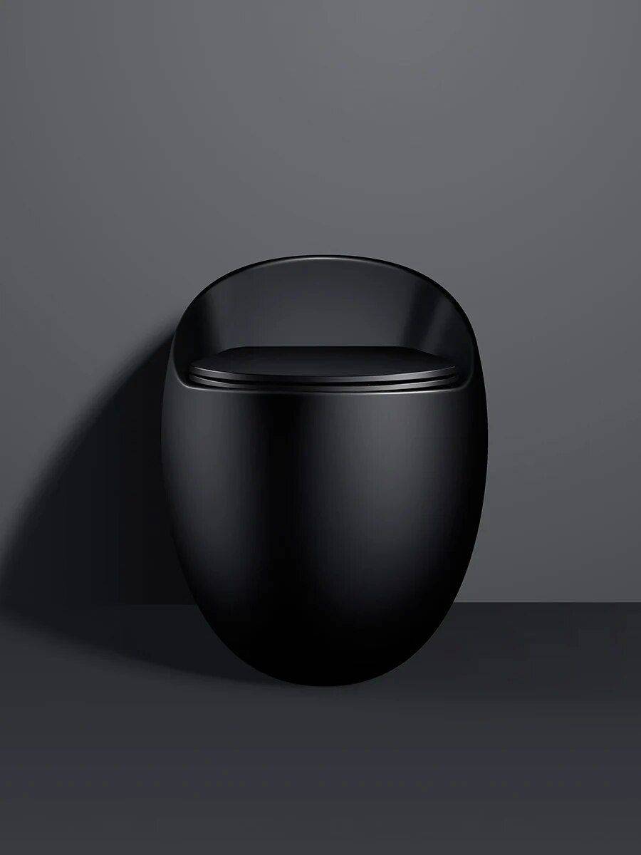 Matte Black Personalized Siphon Jet Toilet – Compact Egg-Shaped Design Home Electronics Smart Home Color : Black|Gray|Green|Orange Matte Black Personalized Siphon Jet Toilet - Compact Egg-Shaped Design Home Electronics Smart Home Color : Black|Gray|Green|Orange