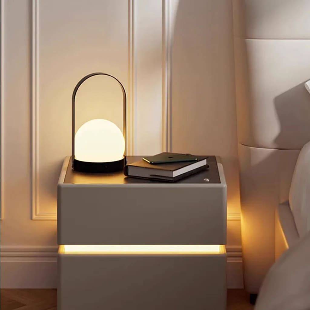 Mesa Lateral Smart Bedside Table Bedside Tables Furniture Style : Gray/White 400x525|Gray/Black 400x425|Gray/Black 400x525|Black 400x525|Gray/White 400x425 