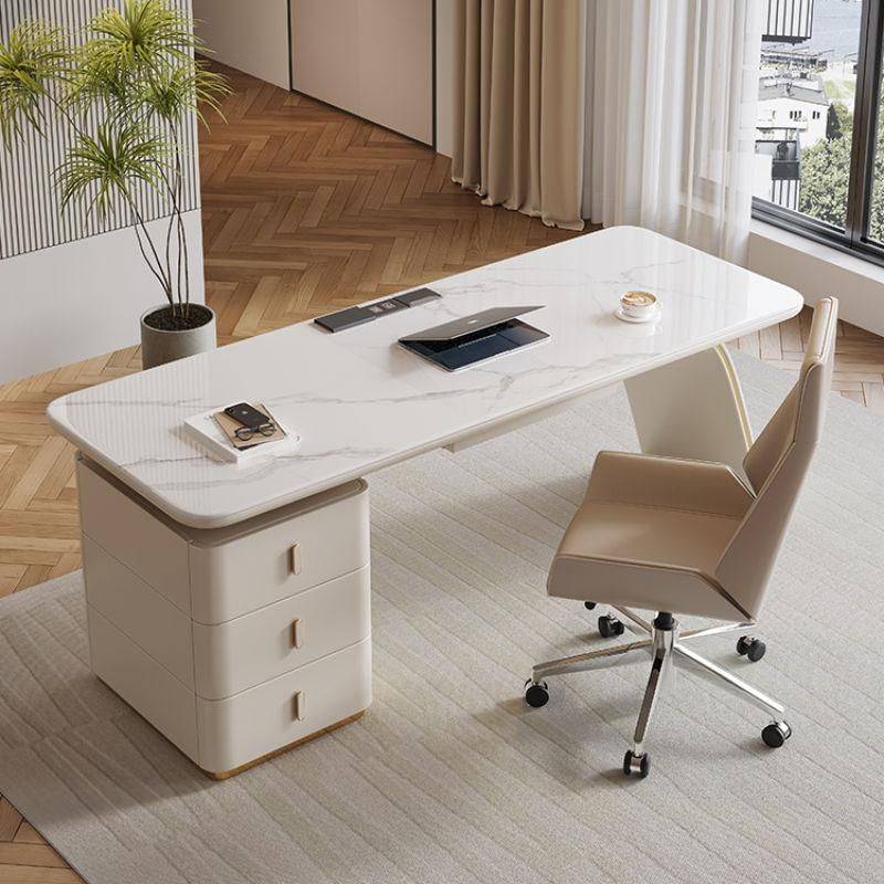 Minimalist Italian Design Computer Desk with Storage - Sleek Home Office and Gaming Station Furniture Office Furniture Size : 1.4M|1.6M|1.8M 