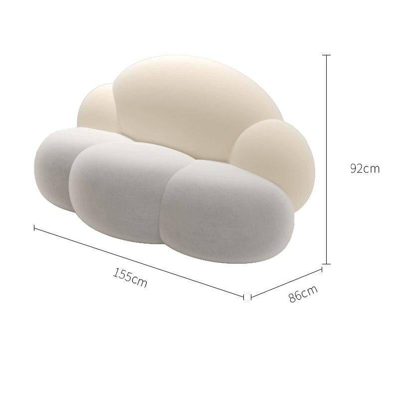 Minimalist Modern Single Recliner Sofa – Nordic Style Lounge Seat Furniture Sofas & Chairs Color: White Minimalist Modern Single Recliner Sofa - Nordic Style Lounge Seat Furniture Sofas & Chairs Color: White