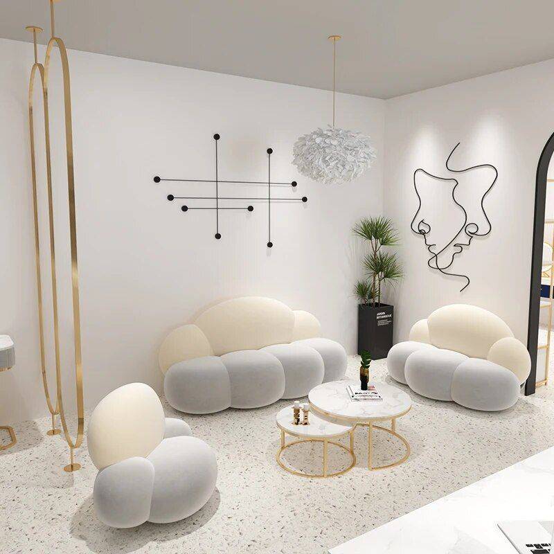 Minimalist Modern Single Recliner Sofa – Nordic Style Lounge Seat Furniture Sofas & Chairs Color : White Minimalist Modern Single Recliner Sofa - Nordic Style Lounge Seat Furniture Sofas & Chairs Color : White