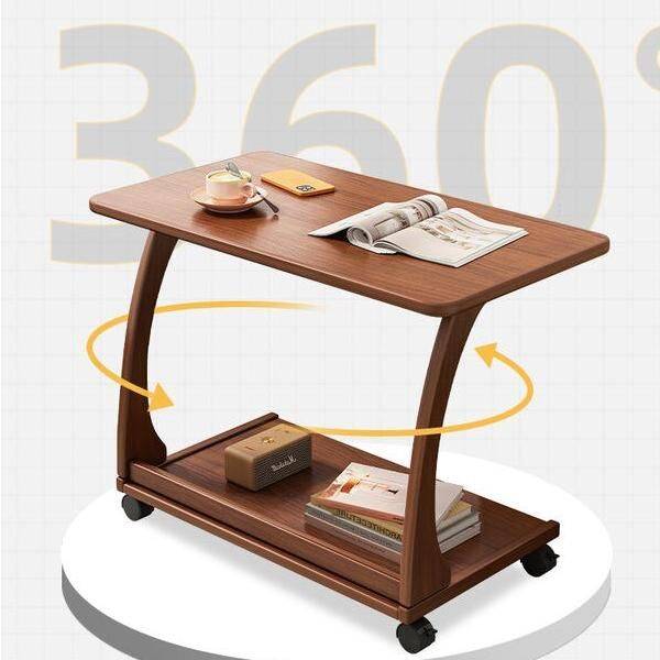 Mobile C-Shaped Side Table with Wheels – Multipurpose Bedside & Coffee Table Furniture Side Tables & Coffee Tables Color : Brown Mobile C-Shaped Side Table with Wheels - Multipurpose Bedside & Coffee Table Furniture Side Tables & Coffee Tables Color : Brown