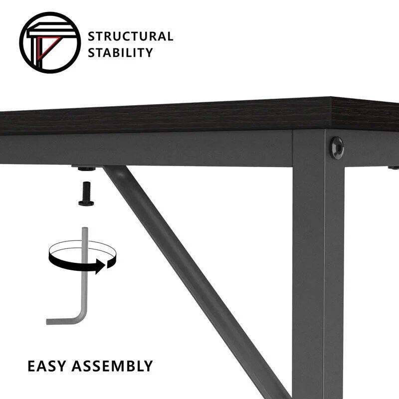 Modern 2-Tier Wooden Computer Desk Furniture Office Furniture Modern 2-Tier Wooden Computer Desk Furniture Office Furniture