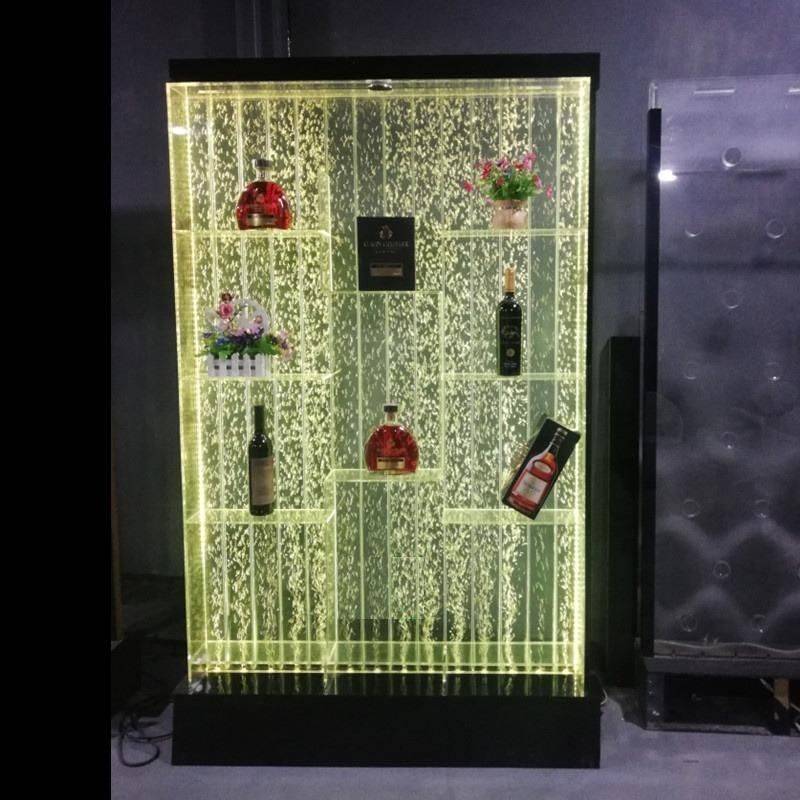 Modern Acrylic LED Wine Cabinet with Color Changing Bubble Wall Lighting Wall Lamps Color : Blue Modern Acrylic LED Wine Cabinet with Color Changing Bubble Wall Lighting Wall Lamps Color : Blue