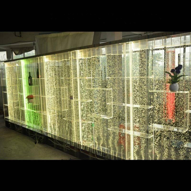 Modern Acrylic LED Wine Cabinet with Color Changing Bubble Wall Lighting Wall Lamps Color : Blue Modern Acrylic LED Wine Cabinet with Color Changing Bubble Wall Lighting Wall Lamps Color : Blue