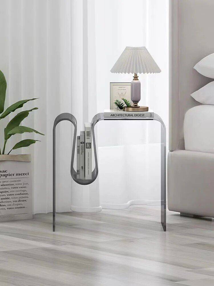 Modern Acrylic Water Drop Coffee Table Furniture Side Tables & Coffee Tables Color : White|Orange|Tan|Grey Modern Acrylic Water Drop Coffee Table Furniture Side Tables & Coffee Tables Color : White|Orange|Tan|Grey