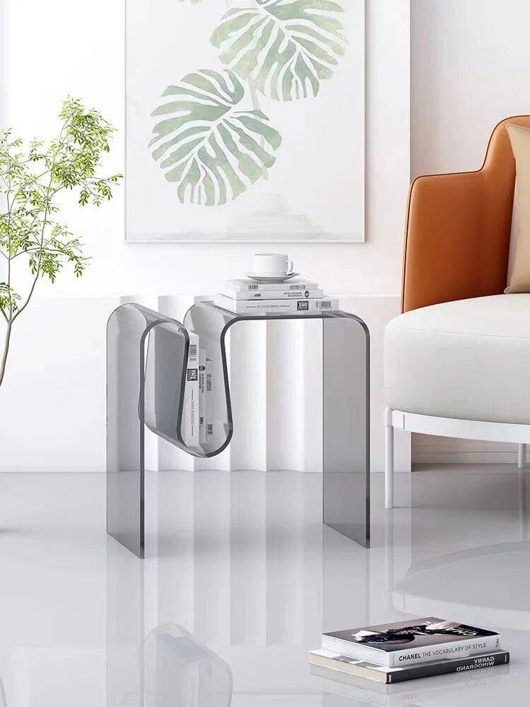Modern Acrylic Water Drop Coffee Table Furniture Side Tables & Coffee Tables Color : White|Orange|Tan|Grey Modern Acrylic Water Drop Coffee Table Furniture Side Tables & Coffee Tables Color : White|Orange|Tan|Grey