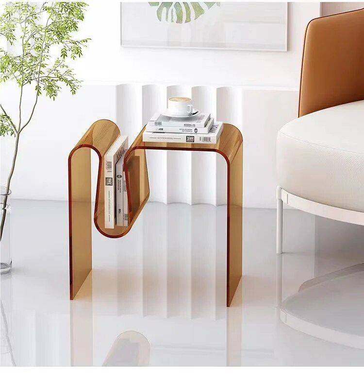 Modern Acrylic Water Drop Coffee Table Furniture Side Tables & Coffee Tables Color : White|Orange|Tan|Grey Modern Acrylic Water Drop Coffee Table Furniture Side Tables & Coffee Tables Color : White|Orange|Tan|Grey
