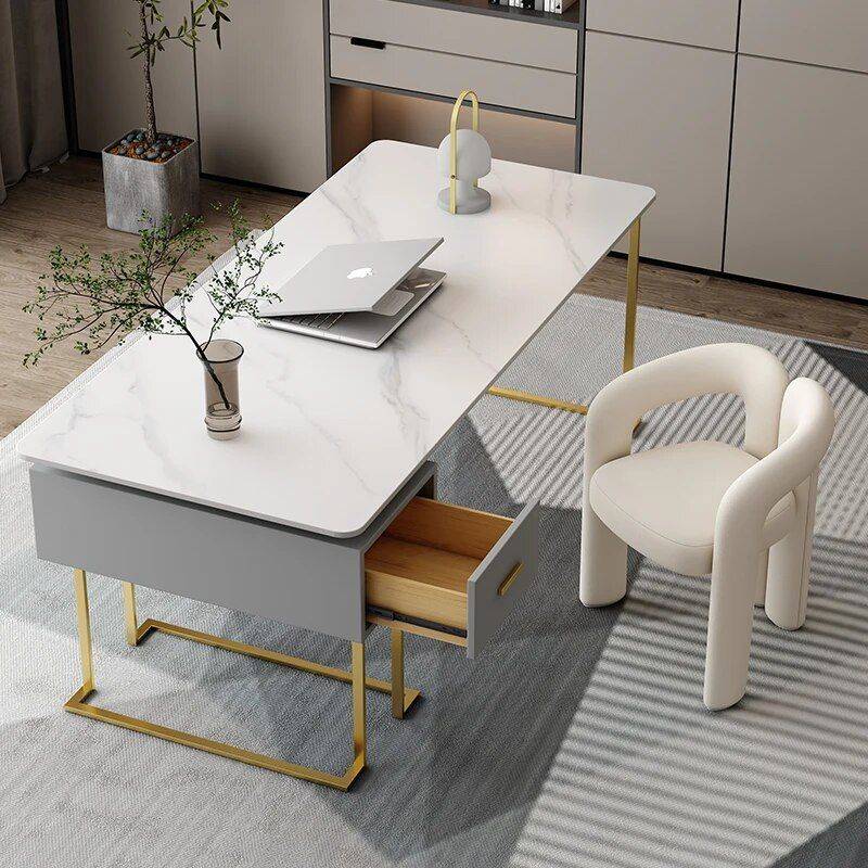 Modern European Metal Office Desk with Storage Drawers Furniture Office Furniture Color : Gray 120x60x75cm|Black 120x60x75cm Modern European Metal Office Desk with Storage Drawers Furniture Office Furniture Color : Gray 120x60x75cm|Black 120x60x75cm