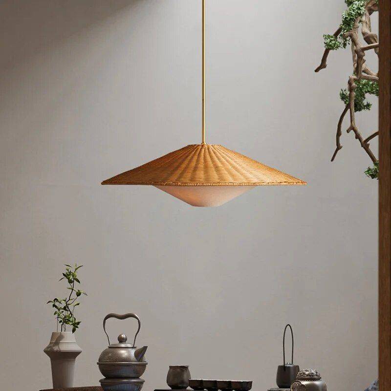 Modern Handmade Rattan LED Pendant Lamp – Artisanal Elegance for Home & Hospitality Ceiling Lights Lighting Size : 50cm|70cm Modern Handmade Rattan LED Pendant Lamp - Artisanal Elegance for Home & Hospitality Ceiling Lights Lighting Size : 50cm|70cm