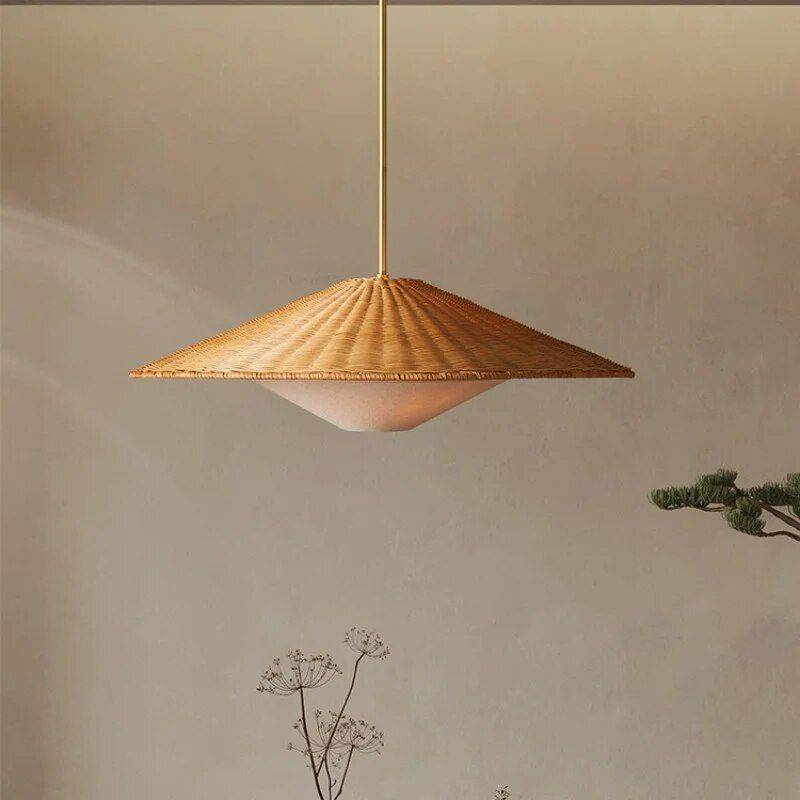 Modern Handmade Rattan LED Pendant Lamp – Artisanal Elegance for Home & Hospitality Ceiling Lights Lighting Size : 50cm|70cm Modern Handmade Rattan LED Pendant Lamp - Artisanal Elegance for Home & Hospitality Ceiling Lights Lighting Size : 50cm|70cm