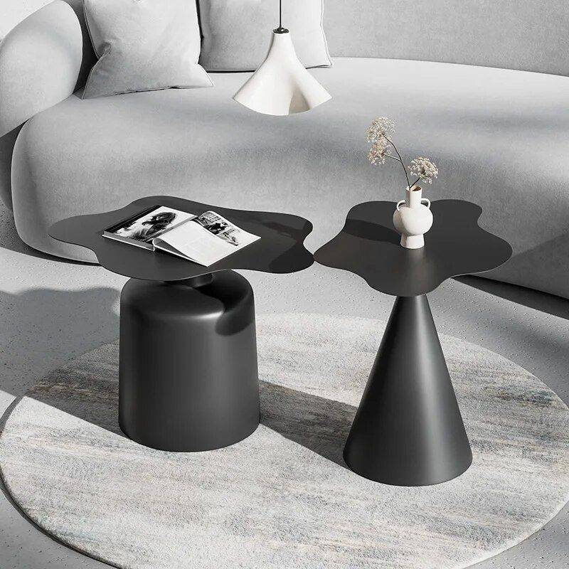 Modern Minimalist Iron Coffee Table Furniture Side Tables & Coffee Tables Color : Black Set Modern Minimalist Iron Coffee Table Furniture Side Tables & Coffee Tables Color : Black Set